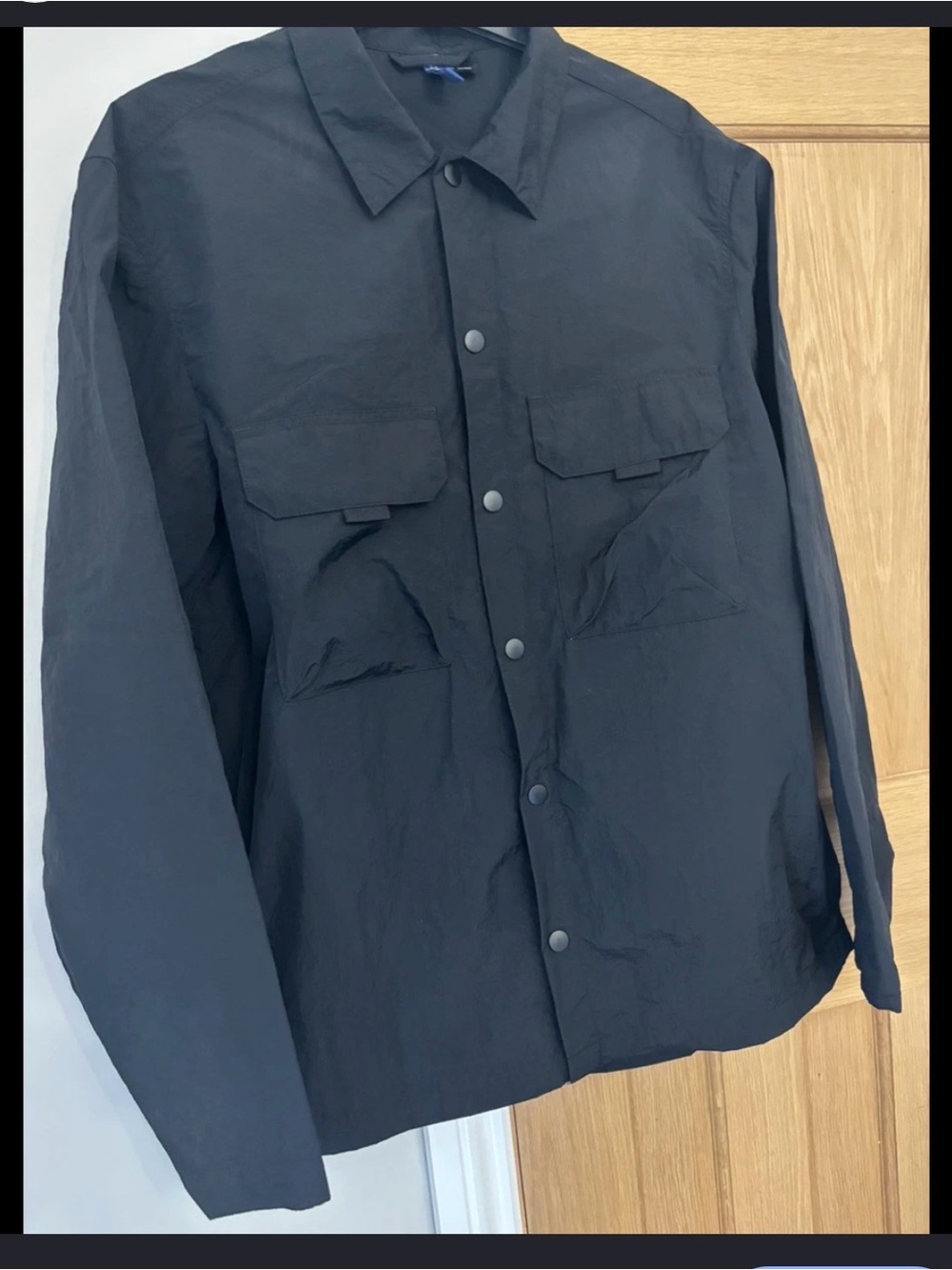 Divided Black Lightweight Utility Shirt Jacket - Picture 5 of 5